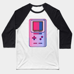 Bisexual Flag Gaymer Baseball T-Shirt